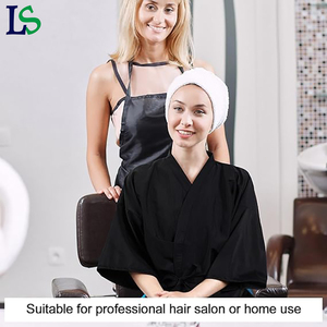 <span class=keywords><strong>Bata</strong></span> de Peluquería de Alta Calidad <span class=keywords><strong>para</strong></span> Salón de Belleza, Impermeable, de Poliéster, <span class=keywords><strong>para</strong></span> Corte de Cabello, Tipo Kimono, con Logotipo - Product Image 5