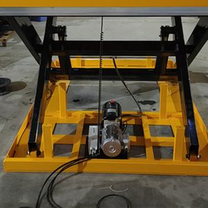 AC Powered 500KG 1000KG Elektrischer Scheren hub tisch mit Rollen - Product Image 4