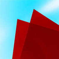 Taille personnalisée A1 A3 A4 A5 Feuille de PVC transparente ou givrée en plastique transparent et de couleur pour la papeterie