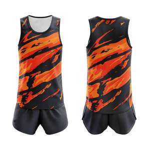 Uniforme de Atletismo de Diseño Único, Alta Calidad y Gran Venta, con Logotipo Personalizado Impreso, 100% Poliéster, Corte Atlético, para Equipos Adultos - Product Image 1