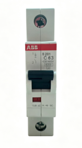 <span class=keywords><strong>ABB</strong></span> S201-C63 63A Einpoliger Leitungsschutzschalter Typ C 230V 6kA Haushaltsschutzschalter für Beleuchtungssteckdosen - Product Image 2