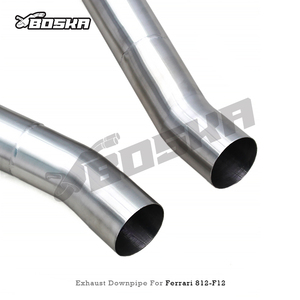 ท่อไอเสีย OEM Boska แบบ Free Flow Downpipe และ X Pipe สำหรับ Ferrari F12 Berlinetta 6.3L ปี 2012-2016 พร้อมระบบเสียงแบบแอคทีฟ วัสดุ SUS304 - Product Image 5