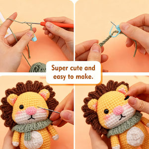 Kit de Crochet DIY Animaux pour Débutants – Prix de Gros – Facile à Realiser avec Fil Tubulaire pour Travaux d'Aiguille - Product Image 2