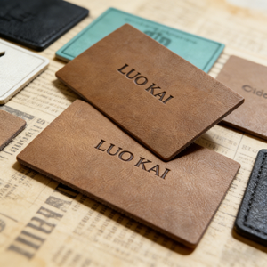 Etiquetas personalizadas para jeans, diseños de etiquetas para ropa, etiquetas de PU, etiquetas de cuero en relieve, parches para ropa y prendas. - Product Image 4