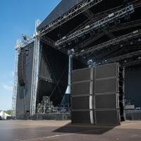 Système de haut-parleurs passifs professionnels pour grande scène, double enceinte Line Array de 12 pouces, en contreplaqué de bouleau russe, pour extérieur, 2200W