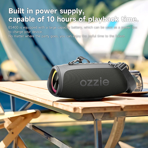 Altavoz Bluetooth para Exteriores ES200L Camuflaje 60W, Sonido Estéreo Impermeable, Luz RGB de Color Ajustable, Correa para el Hombro, <span class=keywords><strong>Boombox</strong></span> - Product Image 6