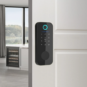 Tuya חשמלי דיגיטלי wifi דלת מנעול טביעת אצבע גבוהה אבטחה עם מצלמה עבור מפתח סיסמת מפתח סיסמה - Product Image 3