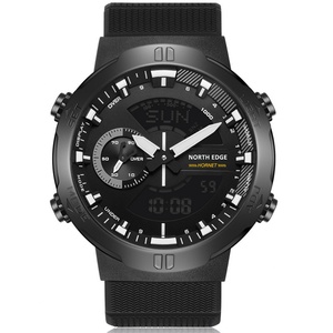 นาฬิกาข้อมือดิจิตอล NORTH EDGE HORNET รุ่นปี 2024 สำหรับผู้ชาย สำหรับวิ่ง ปั่นจักรยาน กีฬา กันน้ำ 50 เมตร แสดงเวลาโลก วัดความเร็ว เรืองแสง - Product Image 1