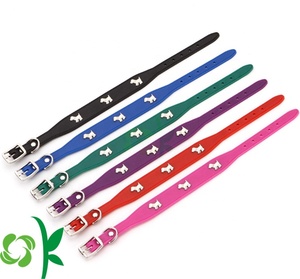OKSILICONE alta calidad superventas Anti-Pérdida tamaño pequeño silicona collares para mascotas para perro impermeable suave silicona collares para mascotas - Product Image 5