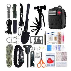 Vente en gros d'équipements tactiques de camping en plein air pour voitures, trousse de premiers soins de 72 heures, kit de survie d'urgence - Product Image 1