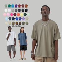 T-shirts pour hommes en coton blanc surdimensionnés, personnalisés pour l'été, de haute qualité, 230 g, style streetwear décontracté