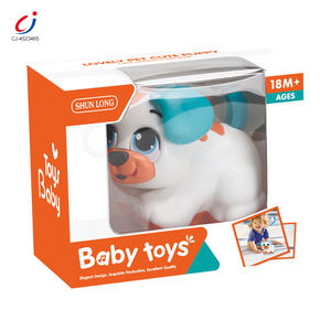 Chengji per bambini che imparano la musica del cartone animato giocattolo per <span class=keywords><strong>cani</strong></span> educazione precoce ruota da passeggio interattiva di illuminazione a batteria giocattolo per bambini - Product Image 5