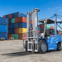 Forklift Counterbalance Listrik Liftron CPD40D 4 Ton untuk Alokasi Kargo Pabrik dan Transfer Material