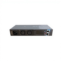 Boîtier de distribution intelligent YESEEDER Rack MINI PDU, multiprise 4C13, 10A/16A, 100V-250V, réseau 2RJ45, 485, USB, SNMP, MODBUS, MQTT, LVLD