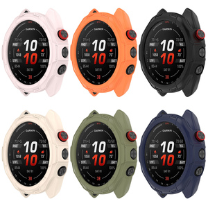 Étui de protection sport en caoutchouc pour Garmin Approach S70 42mm 47mm antichoc anti-rayures coque de pare-chocs mince étui <span class=keywords><strong>souple</strong></span> en TPU <span class=keywords><strong>lunette</strong></span> - Product Image 3