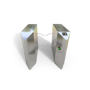 Tự động an toàn cổng <span class=keywords><strong>RFID</strong></span> Đầu đọc thẻ kiểm soát lối vào thép không gỉ IP54 chống Pinch <span class=keywords><strong>Flap</strong></span> cửa quay - Product Image 2