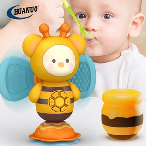 Enfants animaux <span class=keywords><strong>jouets</strong></span> rotatifs Spin bébé jeu <span class=keywords><strong>ventouse</strong></span> <span class=keywords><strong>jouets</strong></span> bébé filature jouet avec lumière et musique - Product Image 5