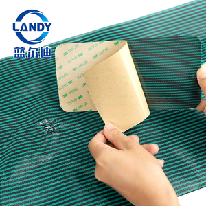 Kit de patchs de sécurité pour <span class=keywords><strong>piscine</strong></span> Landy Patches de réparation en maille imperméable résistant aux UV pour couverture de <span class=keywords><strong>piscine</strong></span> - Product Image 3