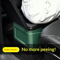 Kit d'urgence de toilettes pliantes portables pour voiture, camping et extérieur, avec agent de solidification, Chine