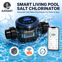 Générateur de chlore au sel pour piscine, à plaques de titane avec revêtement Ru Ir, à chambre électrolytique transparente robuste, direct usine
