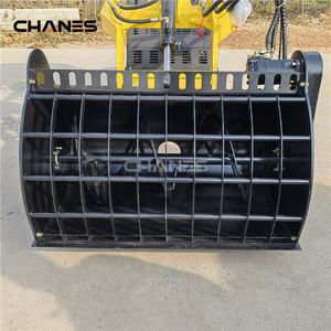 Bucket <span class=keywords><strong>Mixer</strong></span> Beton untuk Mini Skid Steer Loader, <span class=keywords><strong>Mixer</strong></span> Bucket dengan Ukuran Hitch Umum yang Cocok untuk Dingo Kanga Toro Vermeer - Product Image 3