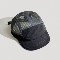 Gorra de Verano Personalizada con Bordado, Visera Plana, Secado Rápido, para Senderismo, Campamento, Deportes al Aire Libre, Malla Tropical, para Hombre