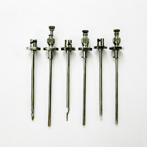 Aiguille de biopsie pleurale Abram en acier inoxydable, instrument médical chirurgical pour les procédures de biopsie pleurale et de greffe de cheveux - Product Image 1