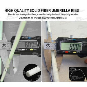 Feamont 48 "2.4m khung thép 150D oxford vải Patio thị trường ô nghiêng W/quây ngoài trời Burgundy 1500-2000mm không thấm nước - Product Image 3