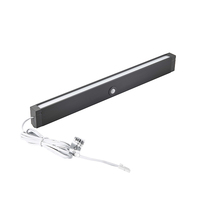 Lampu lemari LED Sensor gerak Pir 12V DC, lampu kabinet rel lemari panjang kustom dengan naungan plastik