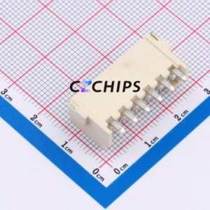 WAFER-VH3.96-6PWT-W1-P Wire-to-Board Pin Header SMD,P=3.96mm,Horizontal Mount Connector 1x6P 3.96mm Horizontal Mount 6P - Product Image 2