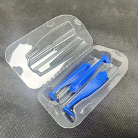 Boîte d'emballage en plastique thermoformé personnalisée YuXuan avec carte en papier pour kit de leurres souples et présentoir d'appâts artificiels