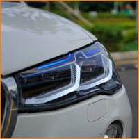 Phares avant de rechange pour BMW X3 F25 2014 2015 2016 2017, style G38 Série 5 2023, avec projecteur LED laser bleu, pour mise à niveau facelift