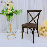 Prix usine de haute qualité nouvelle chaise en résine X chaise de mariage en bois couleur peut être utilisée pour un événement de fête