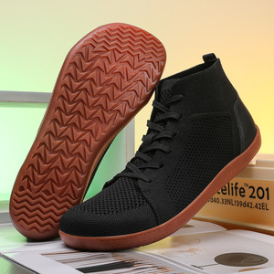 Chaussures de randonnée en mesh pour hommes, bout rond, semelle extérieure en caoutchouc, semelle intermédiaire en EVA, antidérapantes, respirantes, légères, flexibles, toutes saisons, pour la marche en plein air - Product Image 2