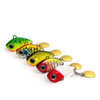 Leurre artificiel rotatif en acier inoxydable pour lancer longue distance, type tourbillon, pour la pêche en eau douce et en mer