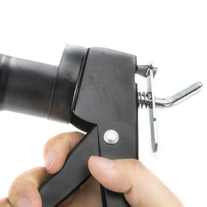 <span class=keywords><strong>Pistolet</strong></span> <span class=keywords><strong>à</strong></span> calfeutrer en <span class=keywords><strong>silicone</strong></span> semi-circulaire avec poignée en aluminium pour la construction de bâtiments, 9 pouces - Product Image 4