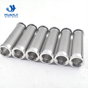 Tube filtrant perforé à connexion filetée en acier inoxydable - Product Image 4