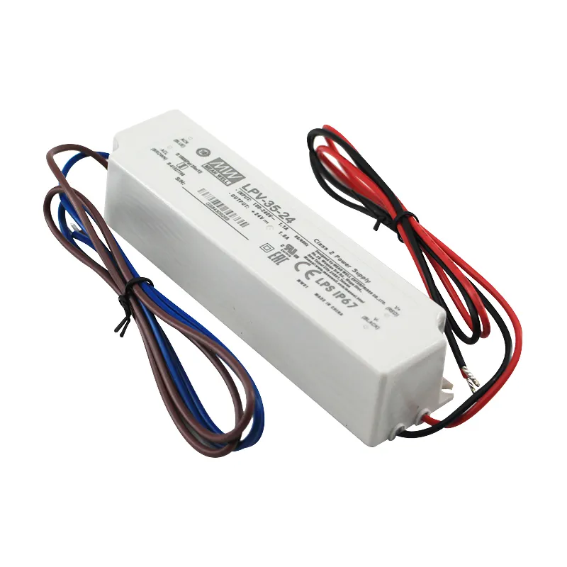 Mean Well LPV-35-24 24V 1.4A Mingwei brand Led Driver Waterproof Power Supply