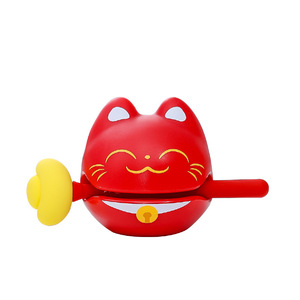 รุ่ยเจีย ตุ๊กตาแมวติดรถยนต์ พลาสติก ของตกแต่งการ์ตูน สำหรับตกแต่งคอนโซลรถยนต์ - Product Image 5