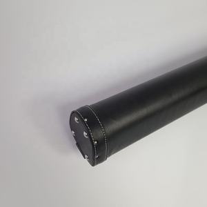 Xmlivet negro 4 agujeros PU cuero Pool taco caso alta calidad 2Butt 2 eje para 1/2 split precio barato accesorios de billar - Product Image 5