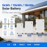 Batterie au lithium-ion Novoage Libra 16H-GP1 européenne 16,07 kW pour stockage d'énergie domestique, pack flexible en parallèle 51,2 V 314 Ah LiFePO4 6000