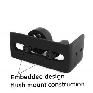 <span class=keywords><strong>Guide</strong></span> de <span class=keywords><strong>sol</strong></span> réglable en acier <span class=keywords><strong>pour</strong></span> porte de grange moderne, avec rouleau <span class=keywords><strong>coulissant</strong></span>, <span class=keywords><strong>pour</strong></span> usage en appartement - Product Image 6