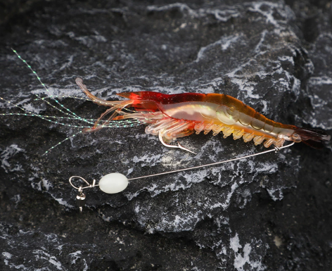 Camarón colgante estilo clásico antiguo - rojo