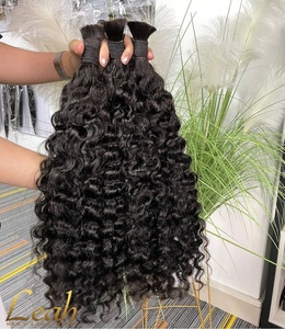 Pleine tête 3B3C birman bouclés cheveux bruts Double trame extensions vague cambodgienne bouclés faisceaux de vague naturelle - Product Image 4