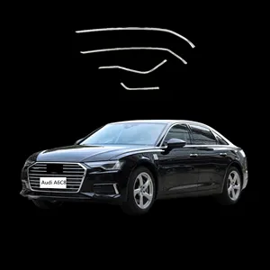 Lampu depan fleksibel LED mobil cocok untuk Audi A6 seri lampu depan batang panduan lampu siang hari lampu DRL LED berjalan