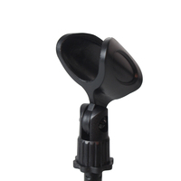 Support de Microphone de bureau, 5 pièces, Base ronde ajustable de bonne qualité, support avec Clip pour Microphone
