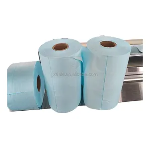 Light duty Wiping Dry Roll- Woodpulp Blue Honeycomb Industrial Roll Perforated Slitting Rewinding Machine for industry