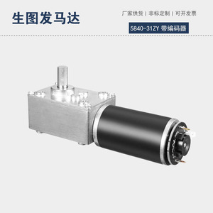มอเตอร์ไฟฟ้ากระแสตรง Stf Gw4058 31zy 24V 300 รอบต่อนาที แม่เหล็กถาวร แบบยึดหน้าแปลน พร้อมตัวเข้ารหัส - Product Image 3