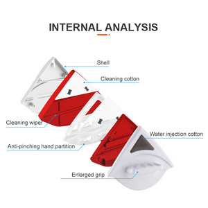 Herramienta de Limpieza de <span class=keywords><strong>Vidrios</strong></span> de Dos Lados Fonoran Classical Triangle de 20-30 mm, Limpiador Magnético para Ventanas de Edificios Altos - Product Image 5