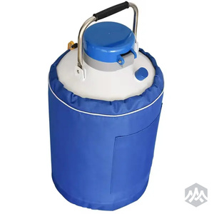 Tanque de Almacenamiento Criogénico para Semen de Toro YDS-10, Recipiente a Presión de Aleación de Aluminio con Certificación ASME, Transporte de Nitrógeno Líquido, Fondo - Product Image 4